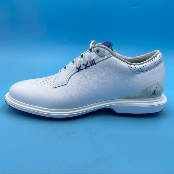 Jordan Other - Mens Jordan ADG 5 Wide Golf Shoes Size 10 White Grape Ice New FQ7874-100